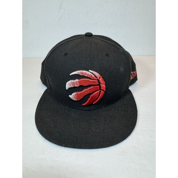 Toronto Raptors Baseball Cap Hat Black Snap Back New Era - Picture 1 of 10